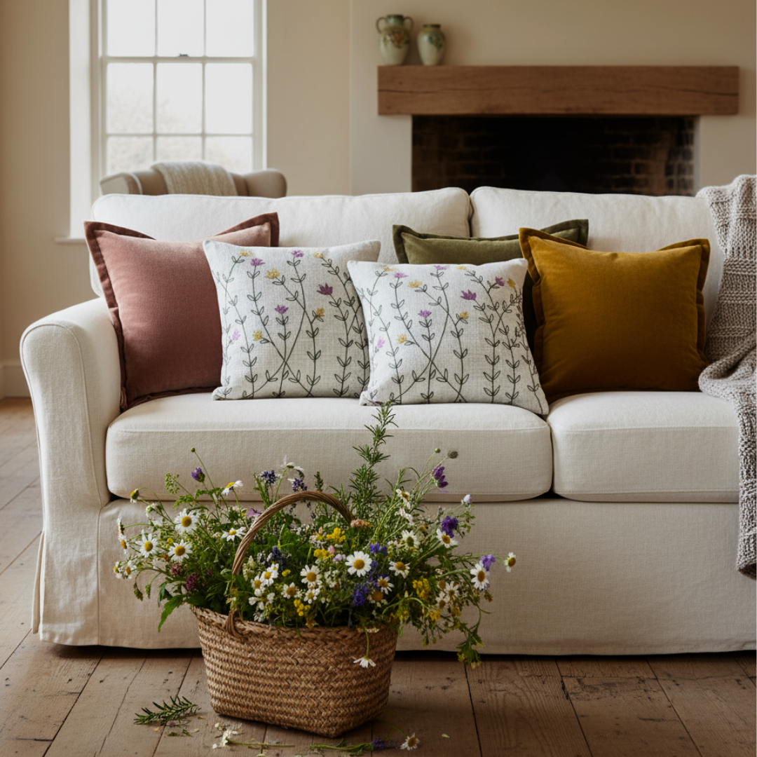 Velvet Cushion Cover - Triple Flange Edge