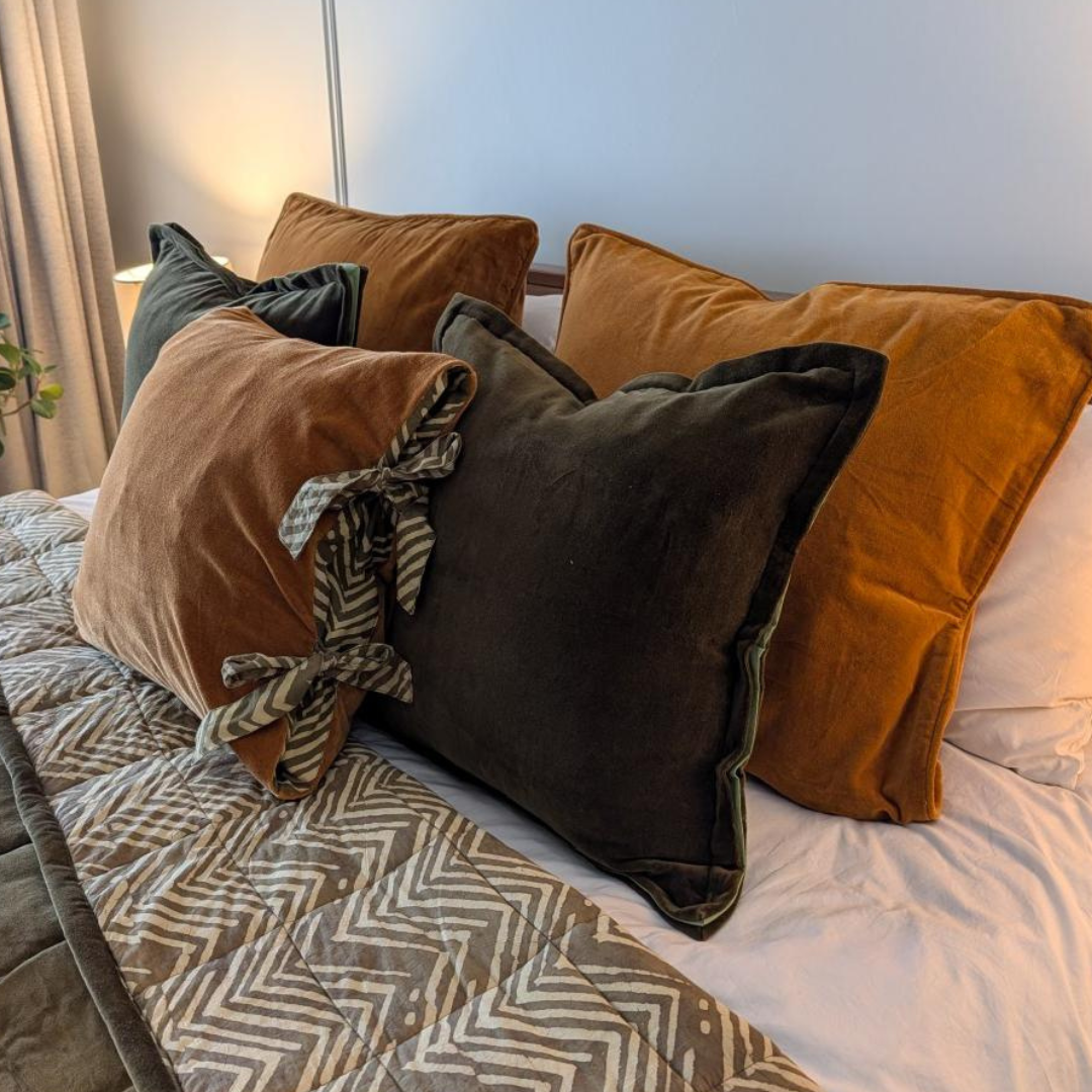 Cotton Velvet Cushion Covers
