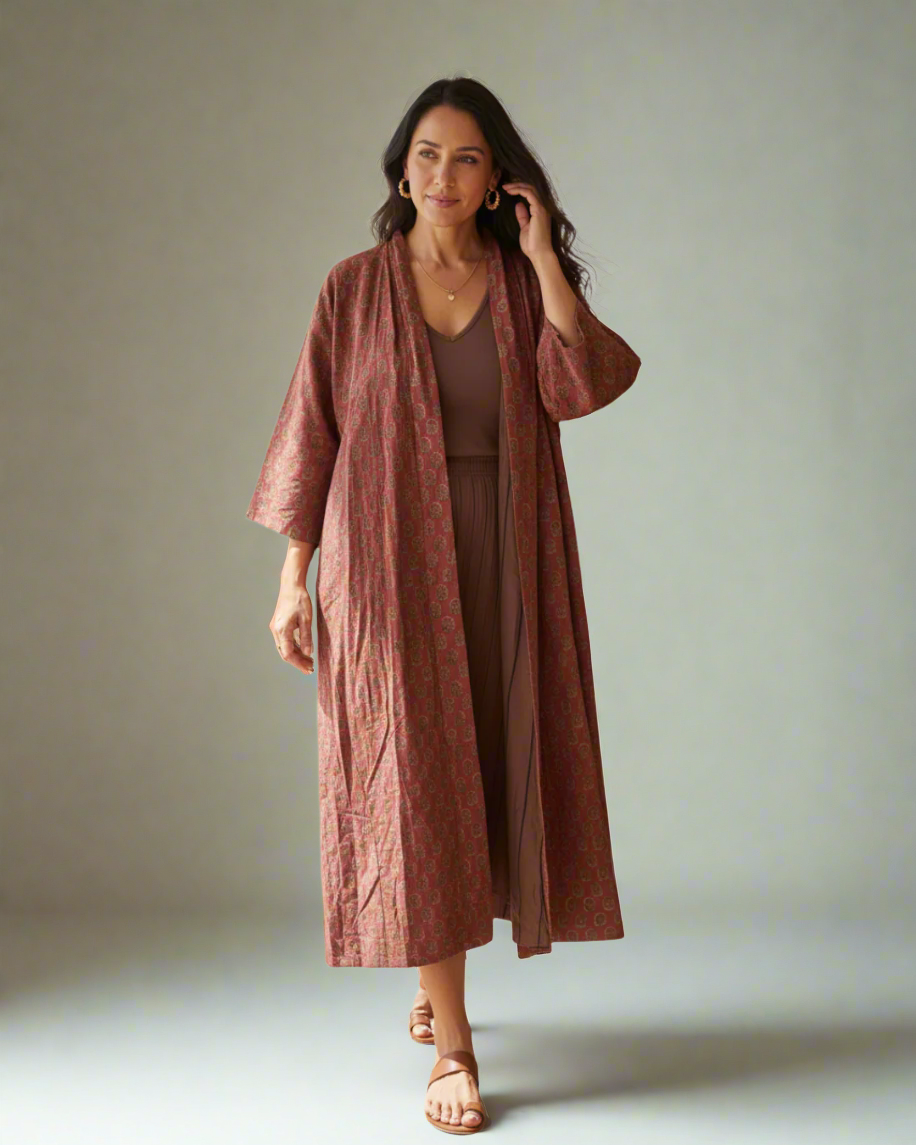 Samsara Kimono - Dusky Meadow