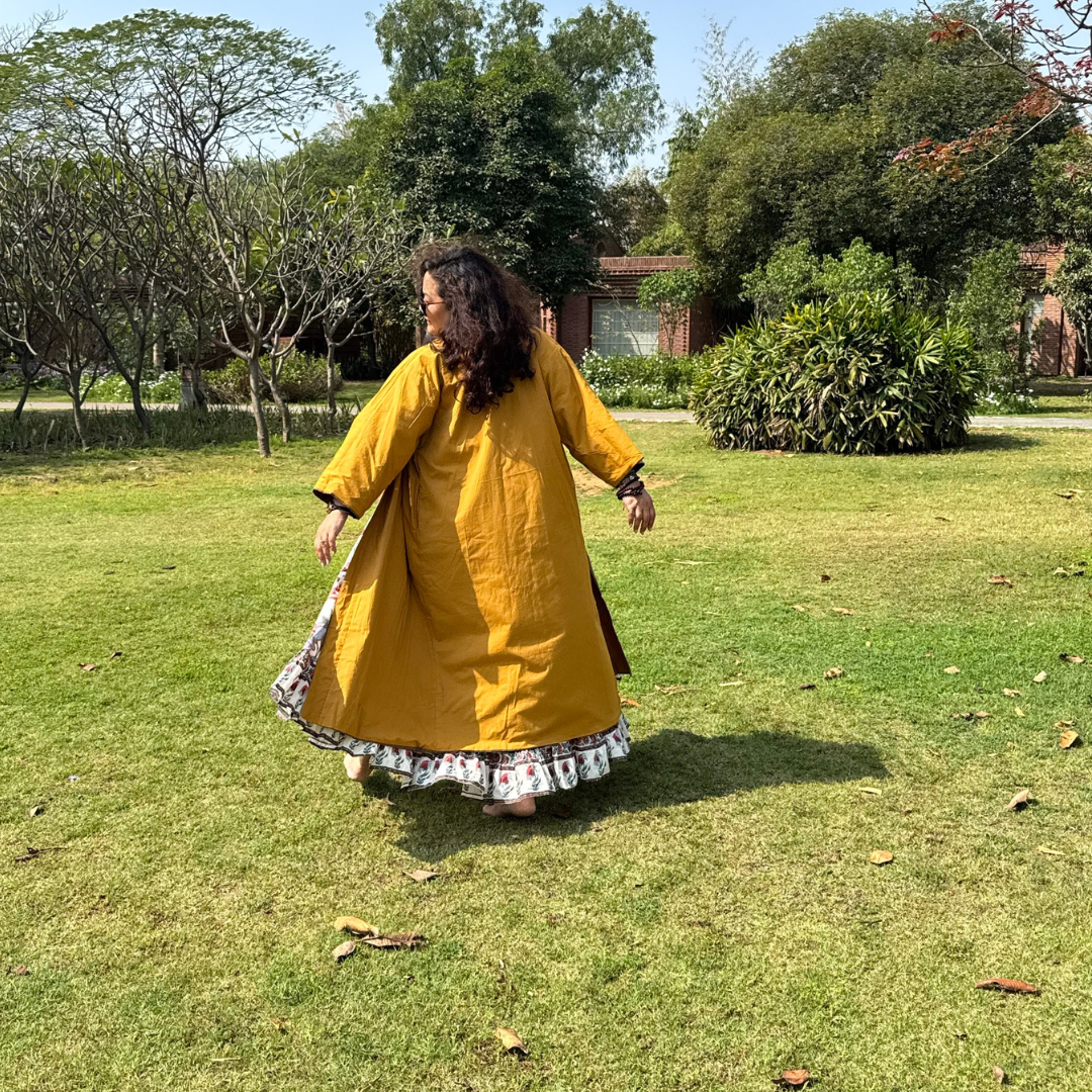 Samsara Kimono - Burnt Ochre