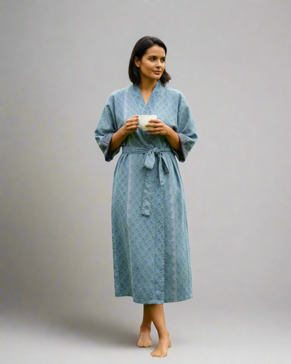 Samsara Kimono - Slate Breeze