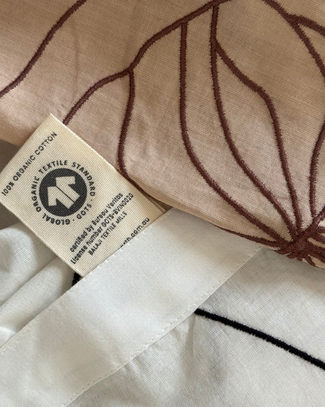 Organic Cotton Kimono - Wildflower Sand