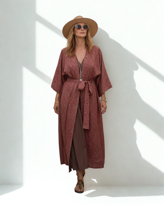 Samsara Kimono - Dusky Meadow