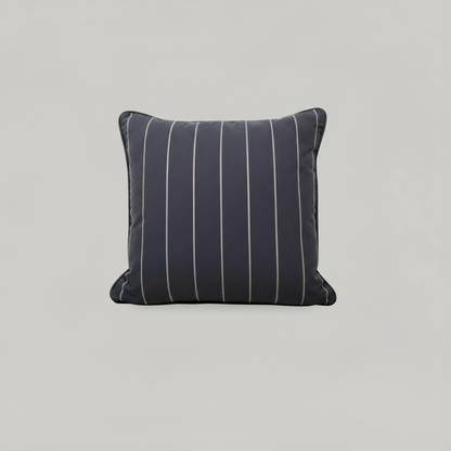 Small Organic Cotton Cushion Covers - Slate Stripes