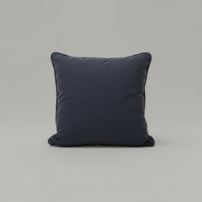Small Organic Cotton Cushion Covers - Slate Stripes