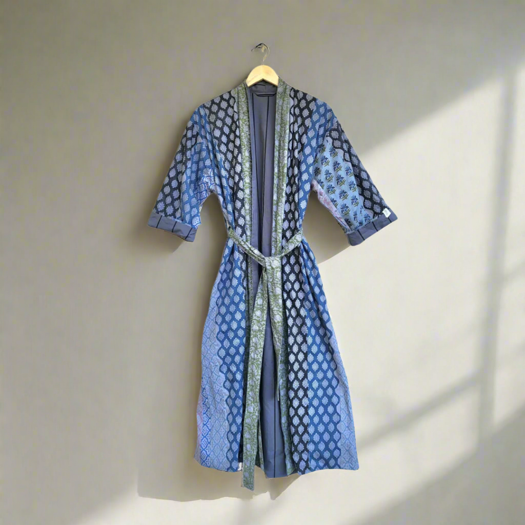 Samsara Kimono - Slate Mosaic