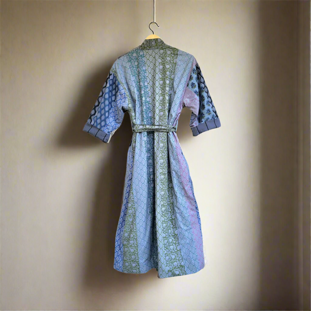 Samsara Kimono - Slate Mosaic