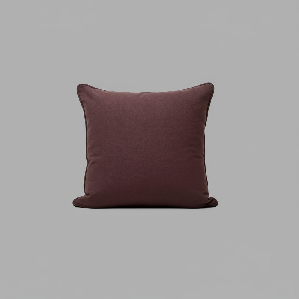 Organic Cotton Cushion Covers - Burnt Sienna Stripes