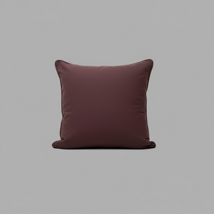 Small Organic Cotton Cushion Covers - Burnt Sienna Stripes