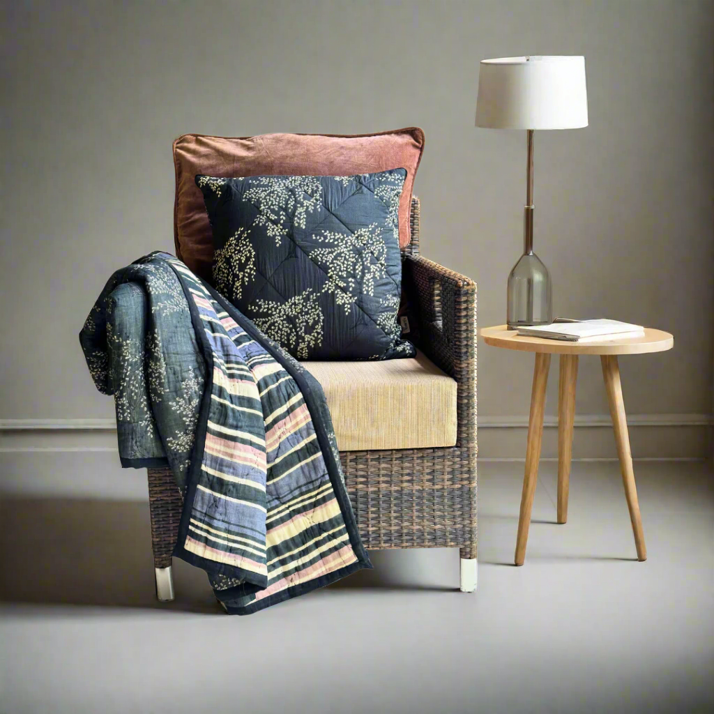 Ode Tree - Handquilted Throw & Quilt