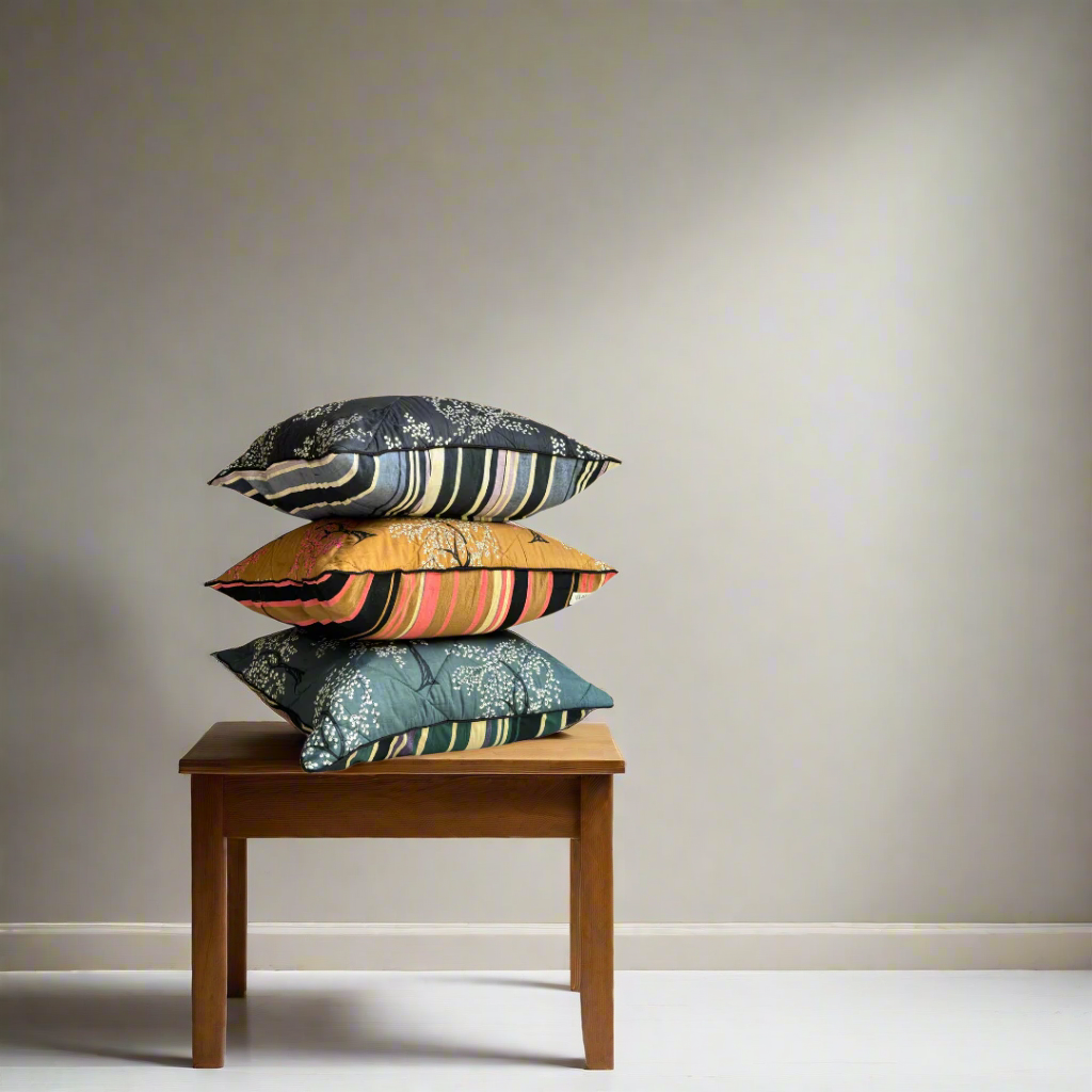 Ode Tree -  Handquilted Cushion Cover