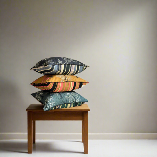 Ode Tree -  Handquilted Cushion Cover