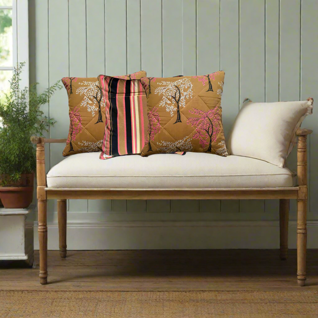 Ode Tree -  Handquilted Cushion Cover