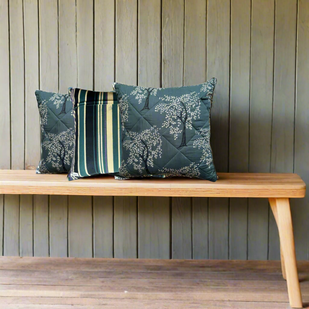 Ode Tree -  Handquilted Cushion Cover