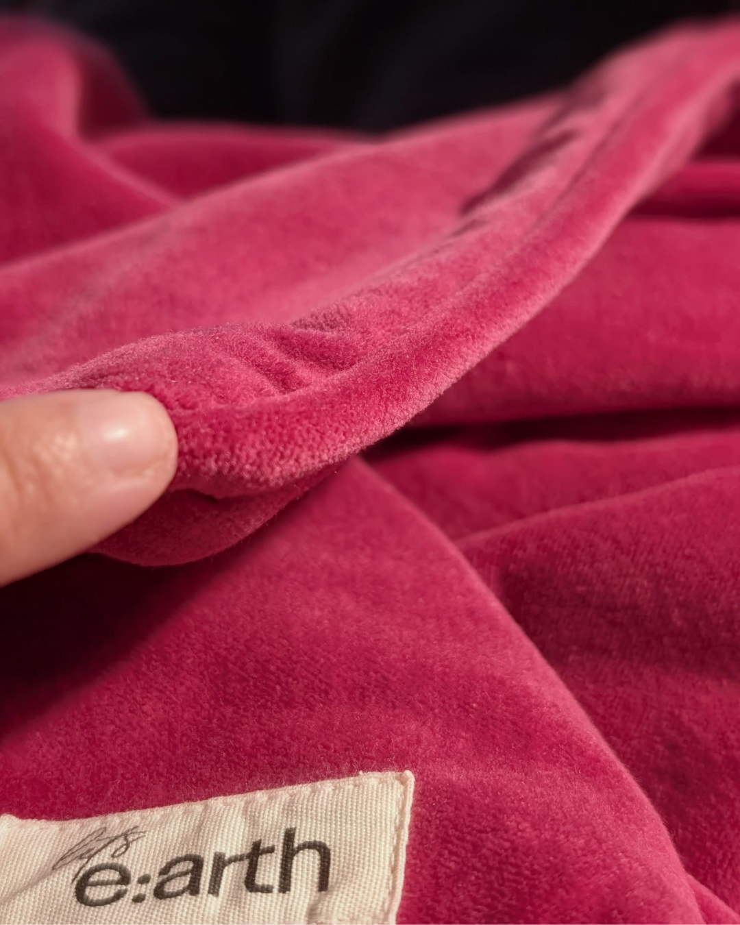 Velvet Cushion Cover - Cord Piped Edge