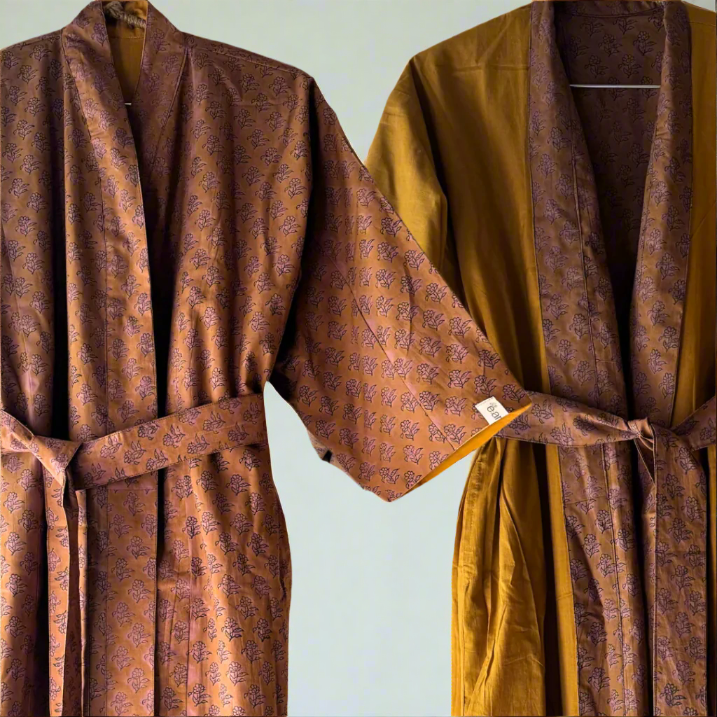 Samsara Kimono - Burnt Ochre