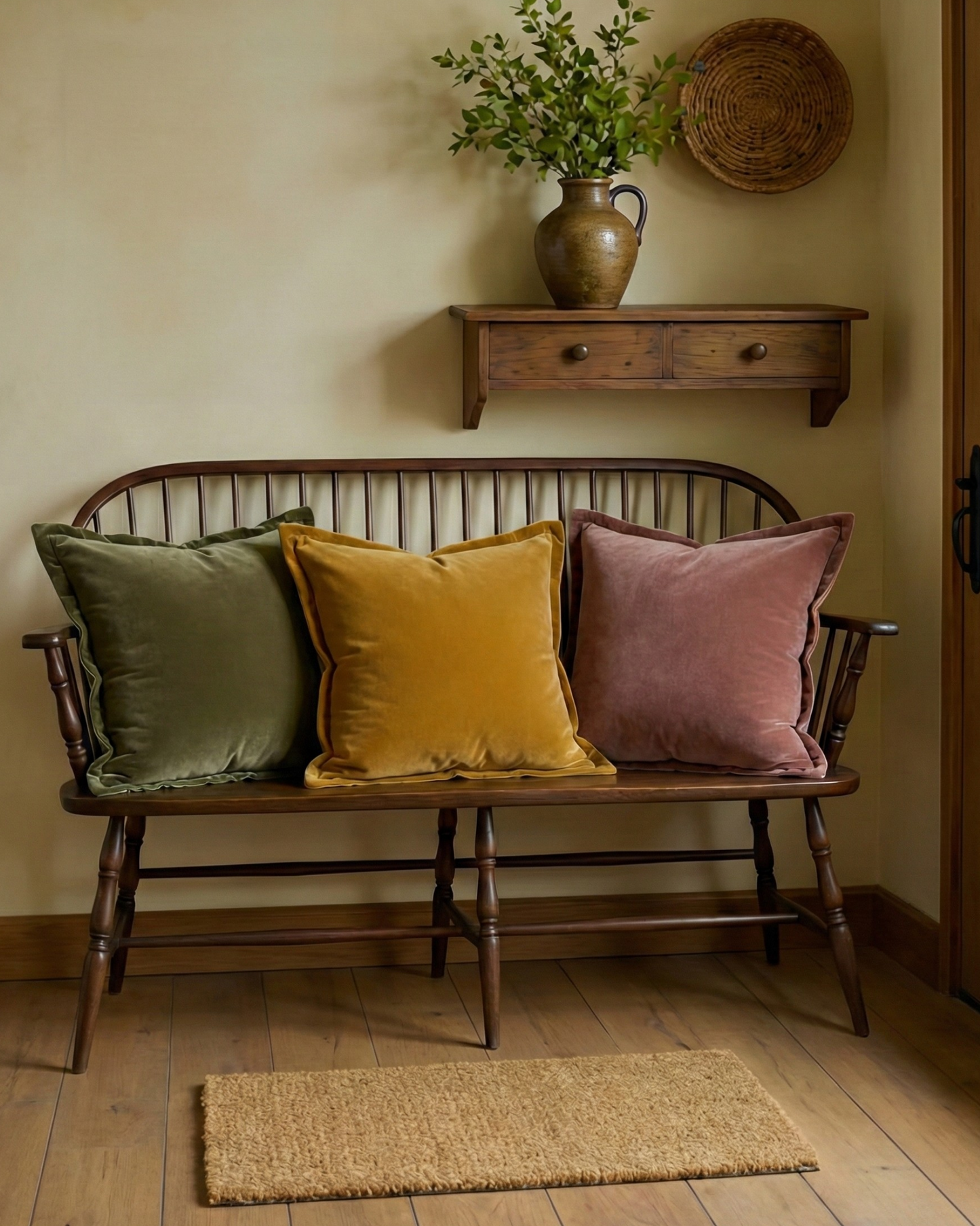 Velvet Cushion Cover - Triple Flange Edge