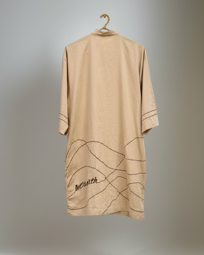 Organic Cotton Kimono - Wildflower Sand
