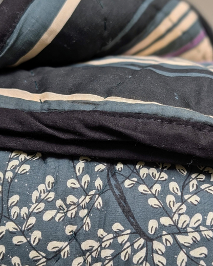 Ode Tree Teal | Queen Quilt