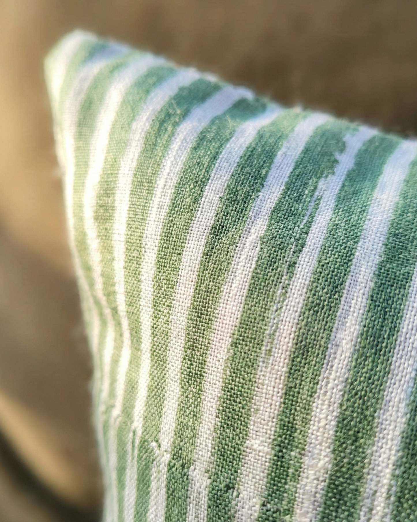 Mallee Stripes on Silk Cotton - Throw