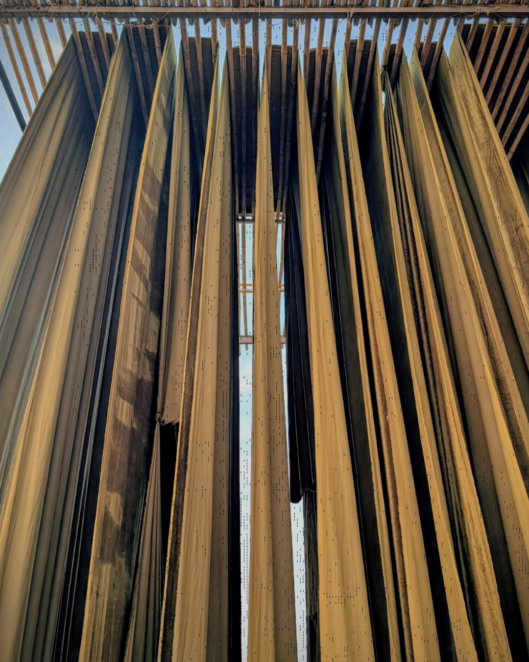 Cotton Velvet Reverse Dabu Print - Moss Creek