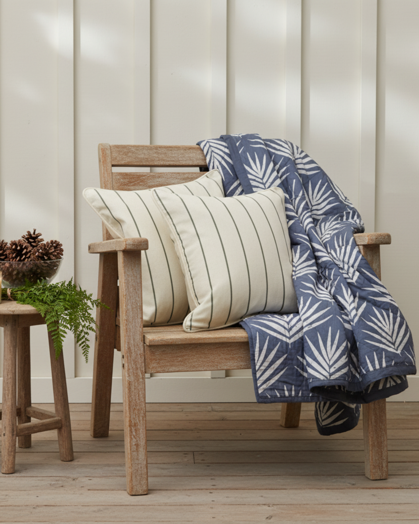 Organic Cotton Throw Blanket - Slate