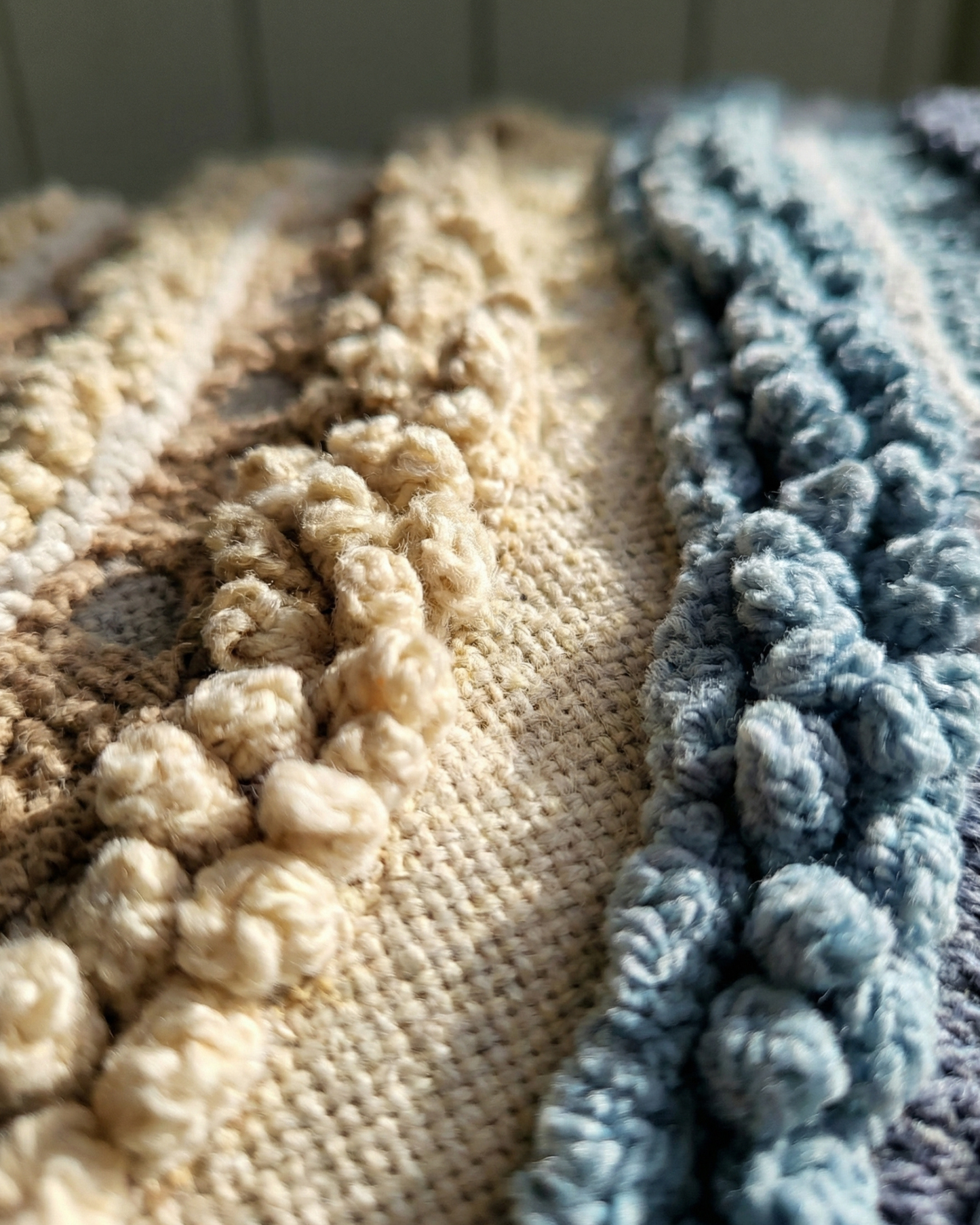 Sandstone - Chenille Embroidered Cushion Cover on Cotton