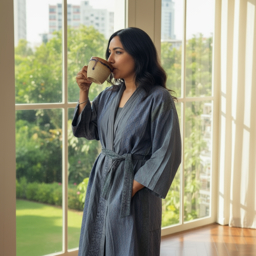 Samsara Kimono - Ocean Moss