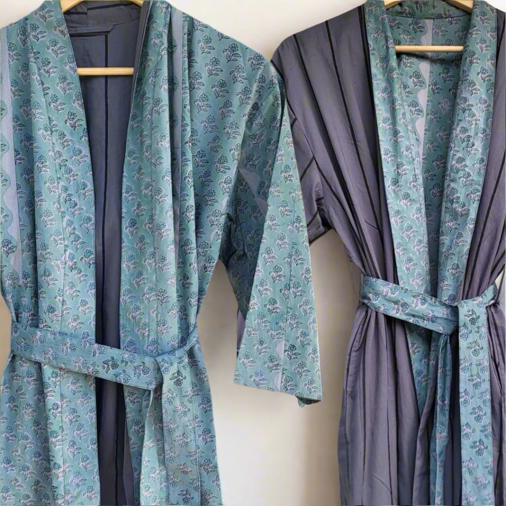 Samsara Kimono - Slate Breeze