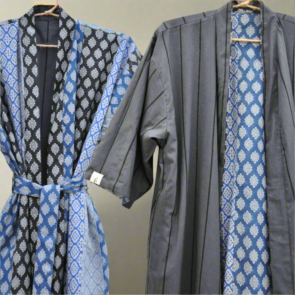 Samsara Kimono - Slate Mosaic