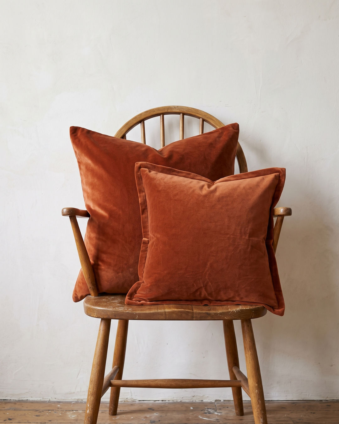 Velvet Cushion Cover - Cord Piped Edge