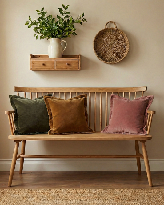 Velvet Cushion Cover - Triple Flange Edge