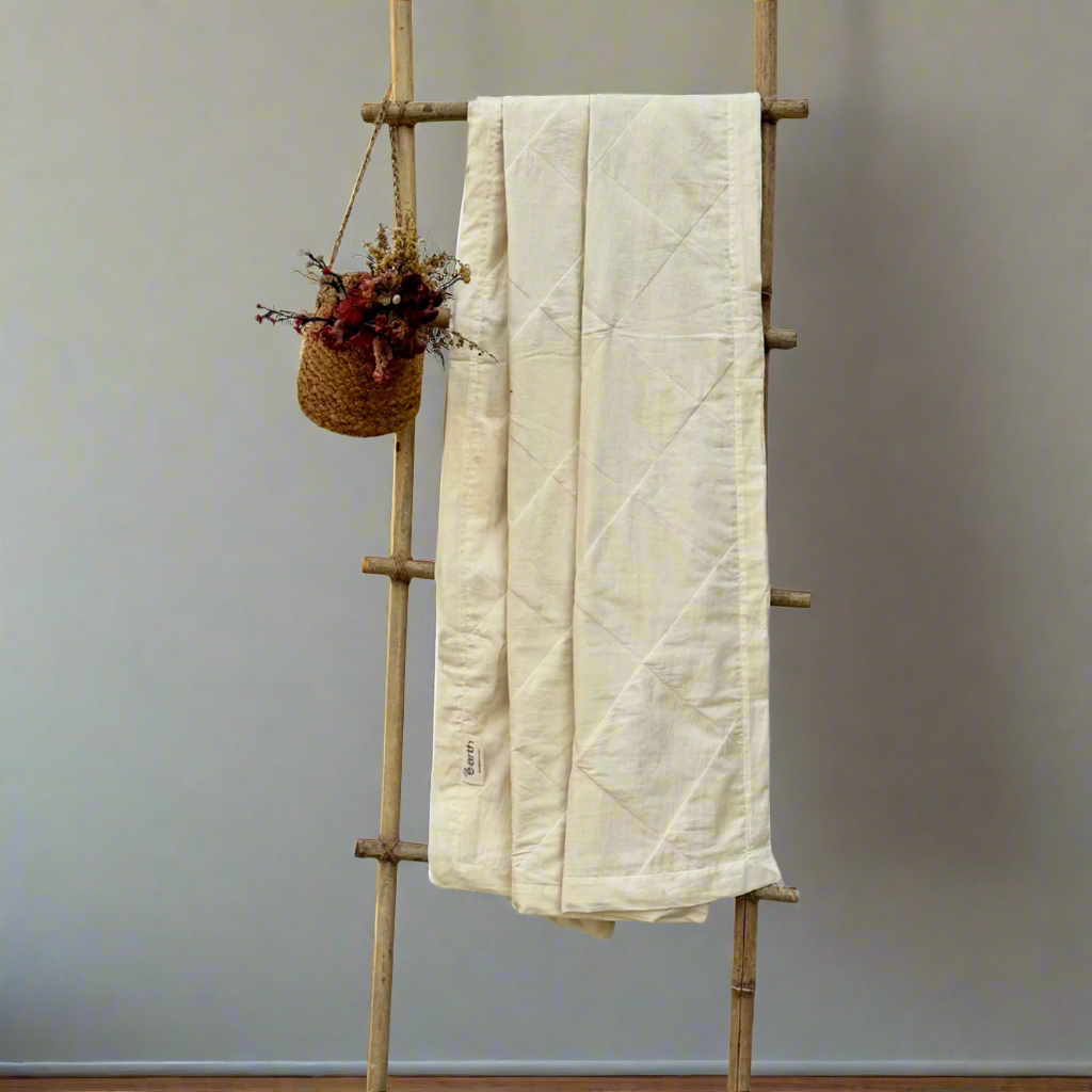 Organic Cotton Throw Blanket - Eucalyptus