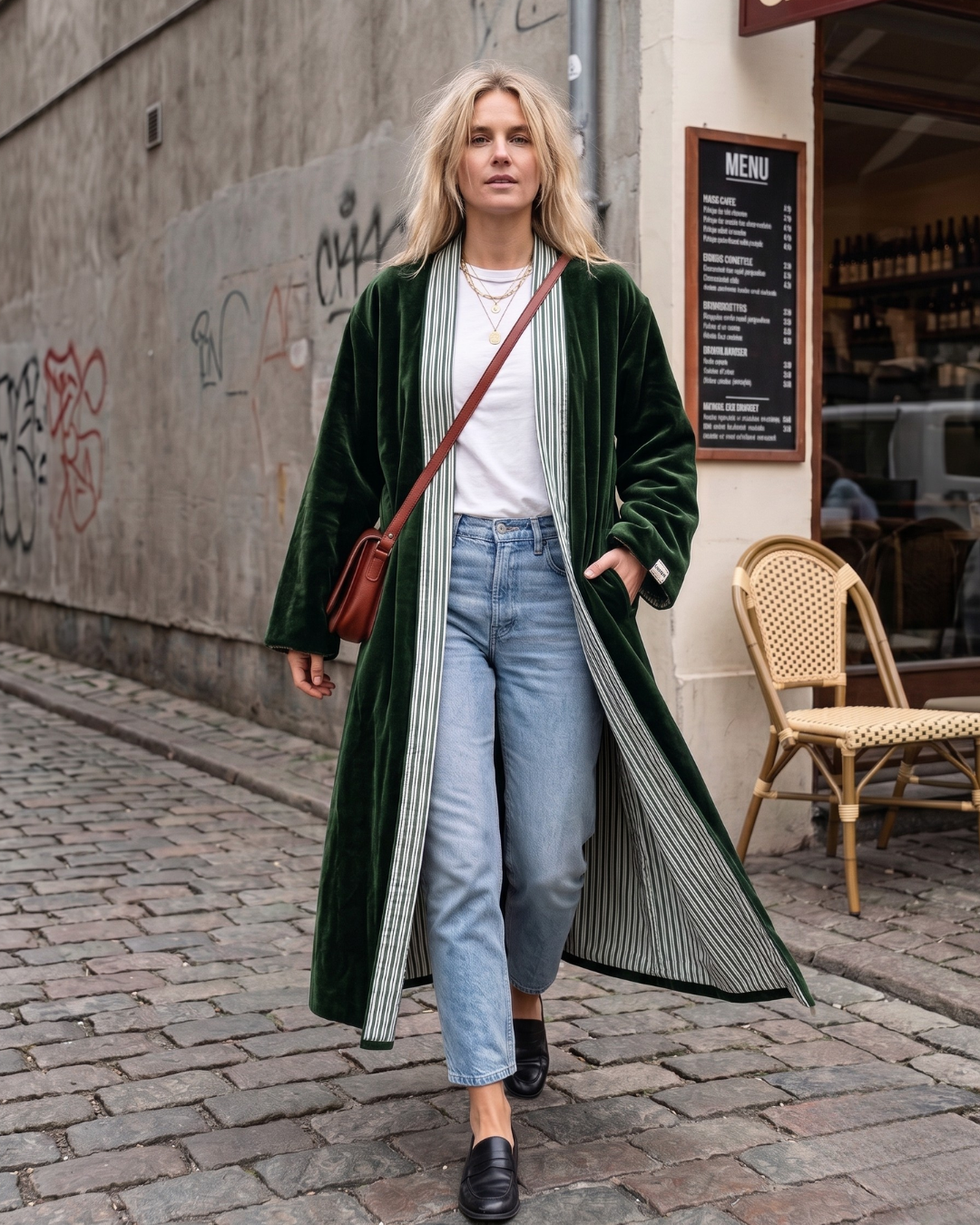 Eucalypt Mallee Boutique | Velvet Kimono Coat Reverse Cotton